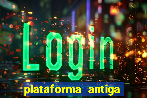 plataforma antiga de jogos